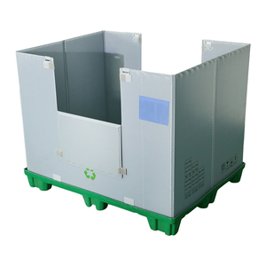 Nhiệm Vụ Nặng Nề Lớn Công Nghiệp Có Thể Tái Chế <span class=keywords><strong>PP</strong></span> Sóng Có Thể Gập Lại Pallet Đóng Mở Tay Áo Hộp Cho Các Bộ Phận Tự Động - Product Image 6