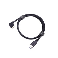 Cable USB 3.0 A macho a Micro B en ángulo recto para disco duro externo