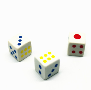 Custom Printed Square TPR <b>Dice</b> Eraser Promotional Ink Eraser Style - Product Image 2