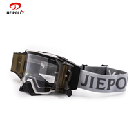 Gafas Deportivas magnétique OEM personnalisé Anti-buée Uv400 lentille Moto Motocross Moto lunettes lunettes échantillon pour adu