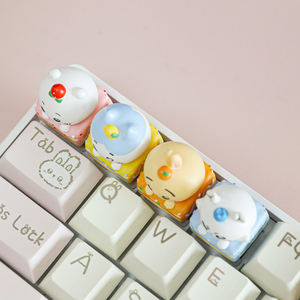 Teclas de Resina Hechas a Mano Personalizadas ESC, Chiikawa Cake, Tecla Artesanal Impresa en 3D, Diseño OEM Hecho a Mano para Teclado Mecánico Mx - Product Image 6