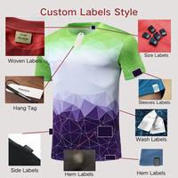 Fournisseurs de t-shirts unisexes vierges 100% polyester, fabricants de sublimation pour t-shirts personnalisés par sublimation