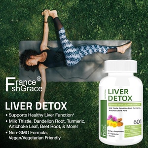 High Quality <b>Liver</b> Detox Capsules 60 Capsules with Milk Thistle Supports Health <b>Liver</b> Function <b>Liver</b> Detox <b>Supplement</b> - Product Image 2