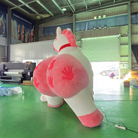 Modèle de figurine gonflable de dessin animé pour publicité extérieure du Nouvel An chinois