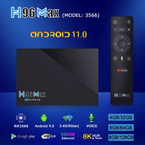 Boîtier TV H96 MAX M3 <span class=keywords><strong>Test</strong></span>é RK3566 8K Smart Android Panel Pro Set-top Box Europe France Italie Allemagne Livraison Gratuite Sans <span class=keywords><strong>IPTV</strong></span> - Product Image 2