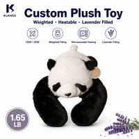 Coussin de sommeil en peluche réaliste et doux en coton PP brodé, motif panda ou koala, pour enfants de tous âges