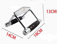 Poignée de traction réglable en aluminium en forme de V pour machine à câbles, accessoire de tirage assis, barre de traction pour machine à câbles, barre de tirage vertical (Lat Pulldown), crossover de gym