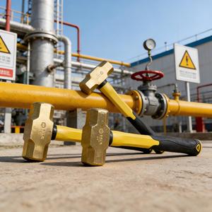 Martello di sicurezza antiscintilla in ottone e rame al berillio, prodotto in Cina da fabbrica OEM, per l'industria del gas naturale e chimica - Product Image 3