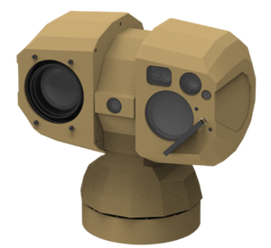 Caméra PTZ thermique et optique multi-spectre + laser 500 m pour la détection de drones / la chasse / les bateaux marins avec stabilisateur gyroscopique - Product Image 3