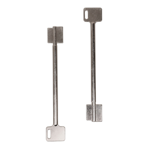 Outil <span class=keywords><strong>de</strong></span> <span class=keywords><strong>serrurier</strong></span> en laiton à <span class=keywords><strong>double</strong></span> tige <span class=keywords><strong>de</strong></span> <span class=keywords><strong>clé</strong></span>, forme unique, avec <span class=keywords><strong>clé</strong></span> vierge sécurisée - Product Image 3