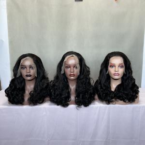 Perruques bouclées élastiques 13x4 SDD de 16 pouces pour femmes noires, sans perte de cheveux, perruques modernes bouclées - Product Image 1