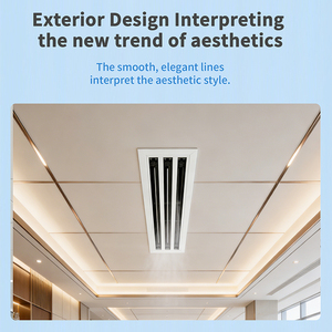 Diffuseurs linéaires réglables en alliage d'aluminium blancs pour ventilation <span class=keywords><strong>murale</strong></span>, <span class=keywords><strong>grille</strong></span> de ventilation pour CVC - Vente en gros - Product Image 6