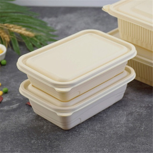 Eco Tableware Pricelist Environmentally Friendly Food Storage Containers Cornstarch Lunch Box