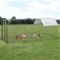 Vente en gros Nouveau Grand enclos à poules extérieur en métal de type A 6*3*2m, accessible à l'intérieur, pour élevage de poulets, avec longue durée de vie