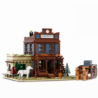 80012 2026 Nouveau MOC Créatif Rétro Bureau Briques Architecturales Éducatives Modèle d'Exposition Kit Cadeau pour Adultes Ensembles de Blocs de Construction