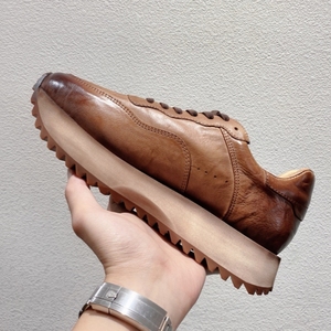 Mocassins en cuir de vachette de qualité supérieure, faits à la main, à bout fermé, à lacets, pour un usage décontracté, pour les mariages, les saisons estivales - Product Image 5