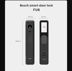 BoschFu8pluaSmart Lock ระบบจดจำลายนิ้วมือและเส้นเลือดฝ่ามือ ป้องกันการโจรกรรม ล็อคประตู WiFi พร้อมกล้องวงจรปิด Cat Eye ดูภาพผ่านระบบ Cloud เทคโนโลยีวิดีโอใหม่ - Product Image 5