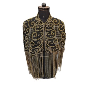 Capa con Cuentas Fabricada en India para Mujer, para Uso en Bodas y Ocasiones Especiales, Disponible al Mejor Precio - Product Image 6