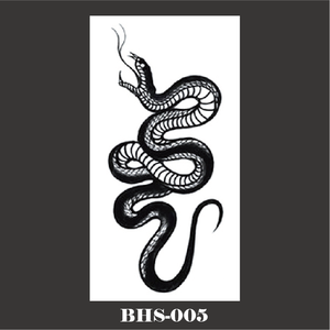 Tatuaggio temporaneo serpente per uomo e donna, impermeabile e di lunga durata 5-7 giorni - Product Image 5