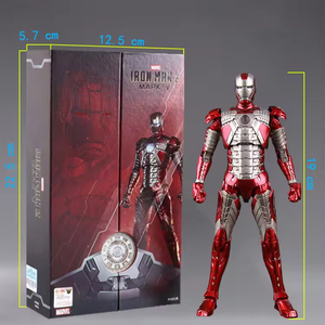 Figura de Acción Original de Marvel a Escala 1/10 de Zd Toys, Iron Man Edición 10.º Aniversario <span class=keywords><strong>MK</strong></span> 5, Modelo de Plástico con Articulaciones Móviles, Sin Iluminación - Product Image 3