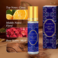 Huile de parfum arabe, senteur florale d'agrumes, longue tenue, 10 ml, eau de toilette pour homme et femme, fraîche et élégante