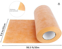 Membrane imperméable pour salle de bain, tissu non tissé en polypropylène, résistant à l'eau, écologique, sous-couche