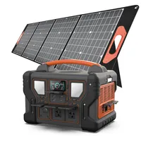Tudo em um mini banco de energia solar, gerador de lítio alimentado por energia solar portátil