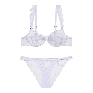 <span class=keywords><strong>Ensemble</strong></span> de lingerie féminine 2026 style français ultra-fin en dentelle, soutien anti-affaissement, broderie florale confortable - Product Image 6