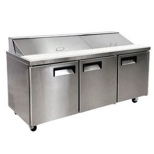 Refrigerador de mostrador abierto GN Pans para ensaladas / Equipo de buffet para ensaladas - Product Image 1