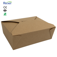 Boîtes à emporter en papier jetables avec fenêtre transparente en PET, contenants pour pâtisserie, sandwichs, gâteaux, beignets, biscuits, desserts
