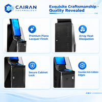 Cairan Hotel Selbstbedienungs-Kiosk RFID-Karten-Check-out Check-in Selbstbedienungs-Registrierungs-Empfang Passport-Scanner 21,5 Zoll