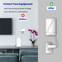 Soporte Bangcheer para TP-Link Deco BE63/BE65/BE67/BE68/HB410/BE10000/BE11000/BE14000 Mesh Wi-Fi 7 System, Aleación de Aluminio