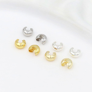 Crescent Clasp Half Moon C-Clasp Bracelet Positioning <b>Bead</b> Finishing Clasp DIY Craft Material Gold <b>Silver</b> Plated Copper - Product Image 3