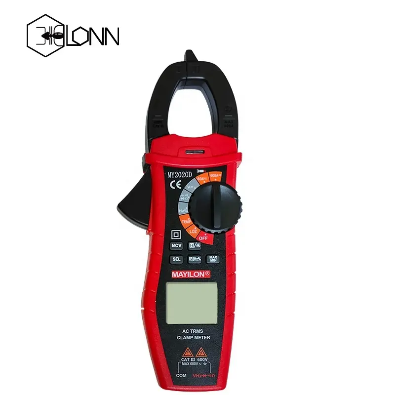 Klem Multimeter 6000 Telt Digitale High Voltage Clamp Meter Met Connector Ncv Stroomtang