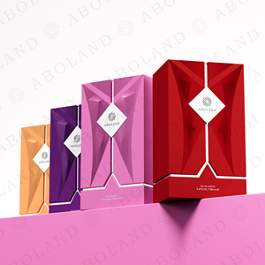 Boîte cadeau rigide pour parfum Aboland 100 ml Eau de Parfum Emballage cosmétique de luxe avec design de logo UV - Product Image 3