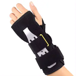 손과 손목 지지대 및 건염 관절염 통증 완화를 위한 금속 손목 부목이있는 손목 보호대
