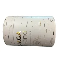 Tube en papier personnalisé de qualité alimentaire, écologique, hermétique, pour l'emballage du thé, du café, des noix, des fruits secs