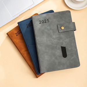 Custom logo A5 B6 PU Leather Hard Cover Journal Pocket Notebook to Do List - Product Image 1