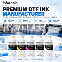 Encre textile DTF pour Epson XP600 I3200, flux fluide pour tissus coton, polyester, film PET, directement de l'usine, sans colmatage, service OEM
