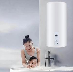 Diseño <span class=keywords><strong>de</strong></span> Apariencia Cilíndrica, Carcasa Metálica Ligera y Delgada, Tanque Interior <span class=keywords><strong>de</strong></span> Acero Inoxidable <span class=keywords><strong>de</strong></span> 30-100L, Almacenamiento Eléctrico Doméstico <span class=keywords><strong>de</strong></span> Pared - Product Image 2