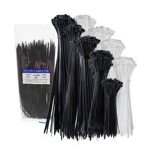 2.5*200 Black Custom Nylon 66 Good insulation Self locking Good Quality Nylon-kabelbinder Zip Plastic cable tie