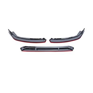 ชุดแต่งกันชนหน้า Welta พร้อมลิ้นกันชนและดิฟฟิวเซอร์ สีดำเงา สำหรับ Integra 2025 รุ่นใหม่ แบบ Bolt-On Facelift - Product Image 4