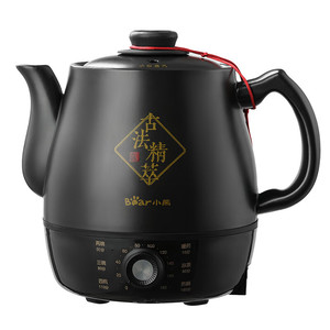 หม้อต้มยาไฟฟ้า Bear Smart ขนาด 3 ลิตร ควบคุมด้วยระบบตั้งเวลาแบบกลไก สำหรับการต้มสมุนไพรที่บ้าน - Product Image 4