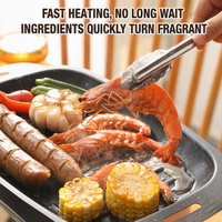 Plaque de cuisson antiadhésive en acier durable pour four, idéale pour grillades de poisson et de dinde, écologique et personnalisable