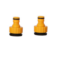 Adaptateur de robinet rapide 3/4\" et 6 ports pour lavage de voiture personnalisé, construction en plastique technique, raccords de tuyau d'arrosage de jardin