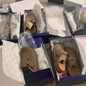 Sandales légères en cuir de vache véritable à semelle souple, pour la plage, pour femmes/hommes, <span class=keywords><strong>prix</strong></span> bas, été - Product Image 2