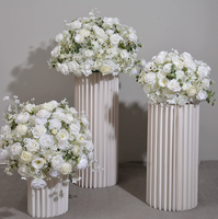 Boules de fleurs de luxe en soie pour mariage et fête, vente en gros d'usine