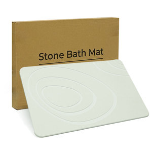 Alfombra de Baño Antideslizante Absorbente de <span class=keywords><strong>Agua</strong></span> con Diseño de Mármol Sangriento, Alfombra de Baño 3D Antideslizante de Secado Rápido para Bebés - Product Image 1