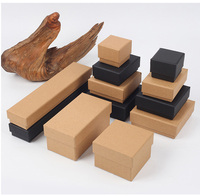 Boîtes cadeaux en papier pour bijoux en gros, recyclables, pour colliers et bagues, boîte rigide à tiroir pour la Saint-Valentin