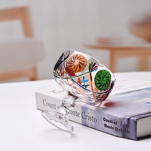 <span class=keywords><strong>Verre</strong></span> à <span class=keywords><strong>pied</strong></span> haut créatif, semi-artisanal et peint à la main, populaire en ligne, pour crème glacée, yaourt, fruits et bâtonnets glacés, pour restaurants et bars - Product Image 2